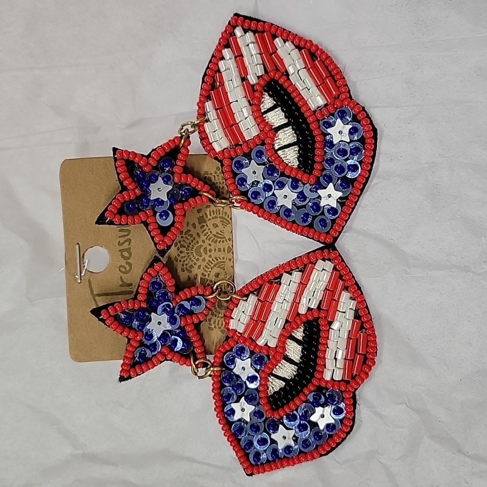 4th of July earings